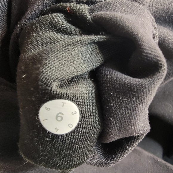 Lululemon Sz 6 Leggings Sheer Mesh Pannels Full Length High Rise High Times - Picture 4 of 7